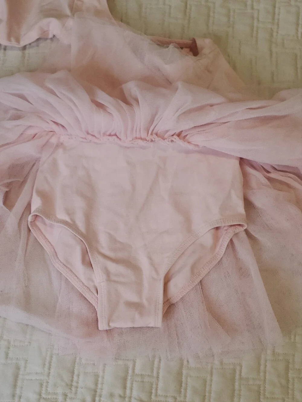 Girls' Light Pink Tulle Ballet Dance Dress